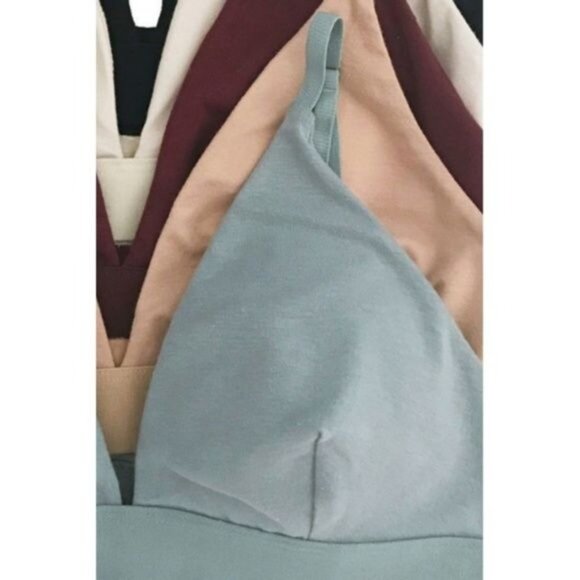 Burgundy Jersey Bralette - Picture 7 of 7